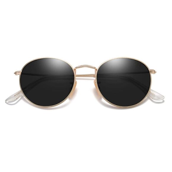 Classic round frame polarized Sunglasses main image 4